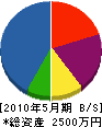 小阪造園 貸借対照表 2010年5月期