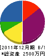 佐藤土木 貸借対照表 2011年12月期