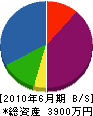 東九設備サービス 貸借対照表 2010年6月期