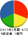 川＊産業 貸借対照表 2011年3月期