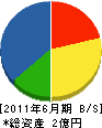 初田防災設備 貸借対照表 2011年6月期