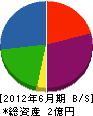 横浜システック 貸借対照表 2012年6月期