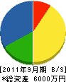岩田工業所 貸借対照表 2011年9月期