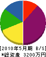 菅設備商会 貸借対照表 2010年5月期