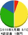 廣瀬組 貸借対照表 2010年8月期