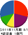 葉山工務店 貸借対照表 2011年11月期