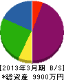 山幸興業 貸借対照表 2013年3月期