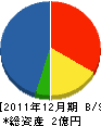 三栄総合建設 貸借対照表 2011年12月期