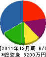 大岡組 貸借対照表 2011年12月期