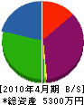 山崎興業 貸借対照表 2010年4月期