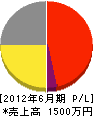 粟田工務店 損益計算書 2012年6月期