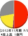松山電機 損益計算書 2012年11月期