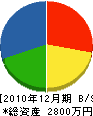 塚松工業 貸借対照表 2010年12月期