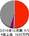 新井電気工事 損益計算書 2010年12月期