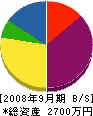 佐野建設 貸借対照表 2008年9月期