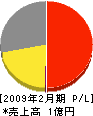 井村産業 損益計算書 2009年2月期