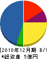 倉田工務店 貸借対照表 2010年12月期