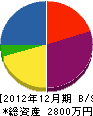 石川設備 貸借対照表 2012年12月期