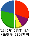 佐藤農園芸 貸借対照表 2010年10月期