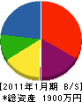 豊徳通電 貸借対照表 2011年1月期