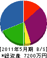 千本杉 貸借対照表 2011年5月期
