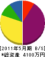 鎌田工務店 貸借対照表 2011年5月期