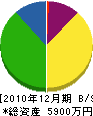小野建業 貸借対照表 2010年12月期