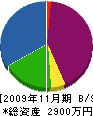 Ｍ・Ｋアクアサービス 貸借対照表 2009年11月期