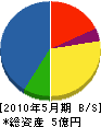 広田建設 貸借対照表 2010年5月期