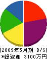鈴木建工 貸借対照表 2009年5月期