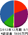 小矢部浄化 貸借対照表 2012年12月期