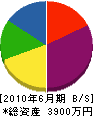 菊村建設 貸借対照表 2010年6月期