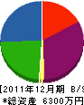 鎌田商会 貸借対照表 2011年12月期