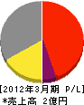 石郷岡電気工業 損益計算書 2012年3月期