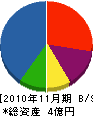 小塚建設 貸借対照表 2010年11月期