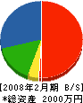 大栄電気 貸借対照表 2008年2月期