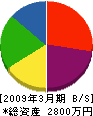 長野創和工業 貸借対照表 2009年3月期