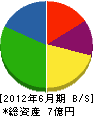 日米アートム 貸借対照表 2012年6月期