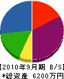 助田工務店 貸借対照表 2010年9月期