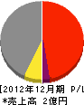 長沢産業 損益計算書 2012年12月期