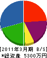 清友開発 貸借対照表 2011年3月期