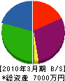 朝田工業 貸借対照表 2010年3月期