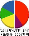 笠原電工 貸借対照表 2011年4月期