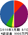 千代田 貸借対照表 2010年3月期