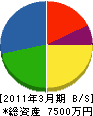 西東京公住管理 貸借対照表 2011年3月期