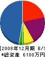 東亜商会 貸借対照表 2008年12月期
