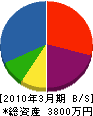 朝倉工業 貸借対照表 2010年3月期
