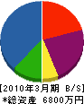 オオヤマ 貸借対照表 2010年3月期