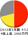 西田電気商会 損益計算書 2012年3月期
