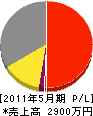 松相鉄工所 損益計算書 2011年5月期